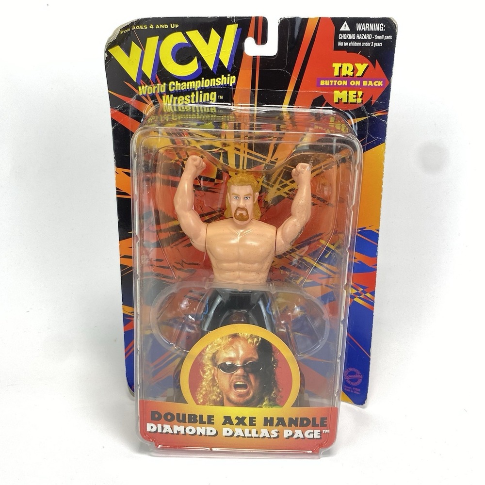 WCW Double Axe Handle Diamond Dallas Page DDP Action Figure Sealed 1998 NWO